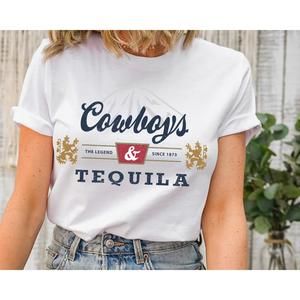 Cowboys And Tequila Beer Country Music Concert Shirt